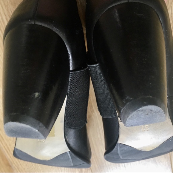 EVERYBODY Leather By B.Z Moda Women's Smooth Black Pull-On Shoes Size 37 Euro - Picture 9 of 12